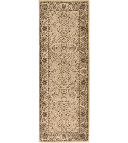 Surya HAT3005-110211 Hathaway 35 X 22 inch Neutral and Brown Area Rug, Polypropylene