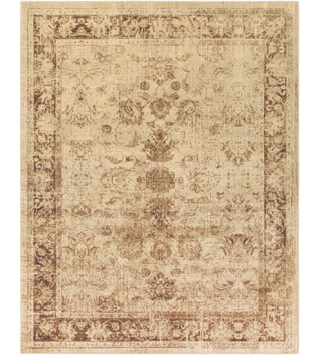 Surya HAT3024-710910 Hathaway 118 X 94 inch Neutral and Brown Area Rug, Polypropylene