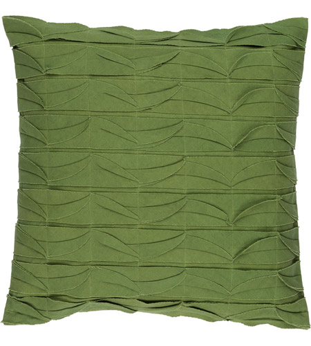 Surya HB007-2222 Huckaby 22 inch Dark Green Pillow Cover