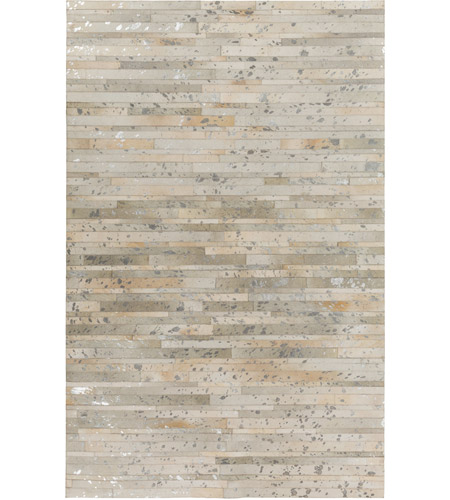 Surya HEW7001-576 Hewitt 90 X 60 inch Neutral and Gray Area Rug, Hair On Hide photo