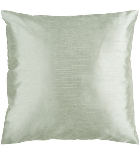 Surya HH031-1818 Solid Luxe 18 X 18 inch Sea Foam Pillow Cover
