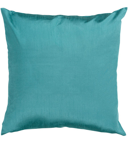 Surya HH041-2222P Solid Luxe 22 X 22 inch Teal Pillow Kit