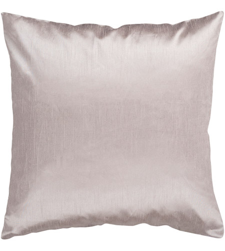 Surya HH044-2222D Solid Luxe 22 X 22 inch Taupe Pillow Kit