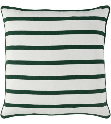 Surya HOLI7258-1818 Holiday 18 X 18 inch Dark Green Pillow Cover, Square
