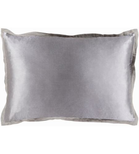 Surya HS002-1319P Heiress 19 X 13 inch Medium Gray Throw Pillow