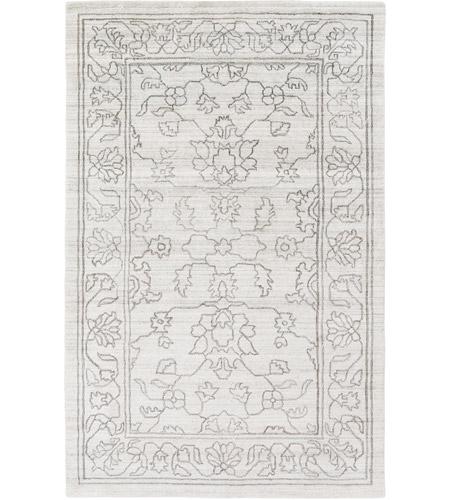 Surya HTW3000-913 Hightower 156 X 108 inch Ivory/Taupe Rugs, Bamboo Silk and Cotton