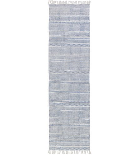 Surya IDI8800-46 Idina 72 X 48 inch Dark Blue/Ivory Rugs, Cotton