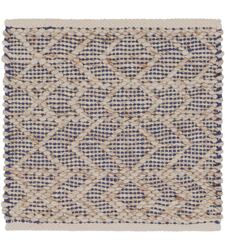 Surya Ing2003 1616 Ingrid 18 X 18 Inch Dark Blue Indoor Area Rug Sample