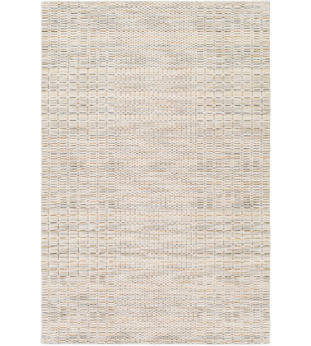 Surya ITA1002-23 Italia 36 X 24 inch Neutral and Gray Area Rug, Wool and Cotton