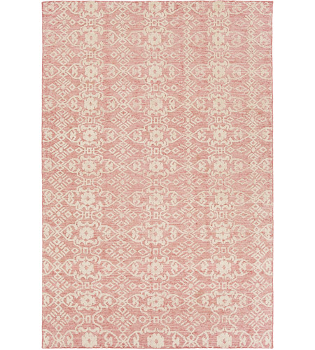 Surya ITH5003-913 Ithaca 156 X 108 inch Pink and Neutral Area Rug, Wool and Cotton photo
