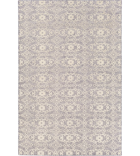 Surya ITH5004-810 Ithaca 120 X 96 inch Gray and Neutral Area Rug, Wool and Cotton photo