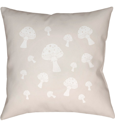 Surya LIL045-1818 Mushrooms 18 X 18 inch Outdoor Throw Pillow