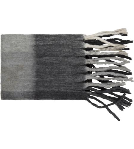 Surya LSE1000-5060 Lanose 60 X 50 inch Light Gray/Charcoal Throws, Rectangle photo