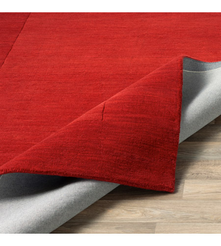 Surya M299-3353 Mystique 63 X 39 inch Dark Red Rugs, Wool m299-fold.jpg