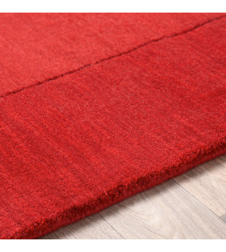 Surya M299-3353 Mystique 63 X 39 inch Dark Red Rugs, Wool m299-texture.jpg