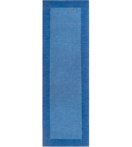 Surya M308-268 Mystique 96 X 30 inch Dark Blue Rugs, Wool photo