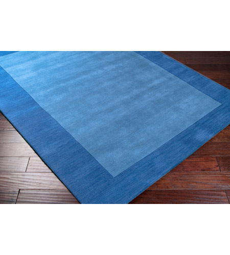 Surya M308-913 Mystique 156 X 108 inch Dark Blue Rugs, Wool m308_corner.jpg