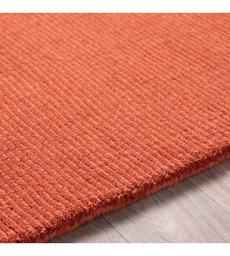 Surya M332-6RD Mystique 72 inch Burnt Orange Rugs, Wool m332-texture.jpg