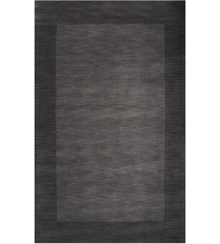 Surya M347-913 Mystique 156 X 108 inch Charcoal/Black Rugs, Wool photo