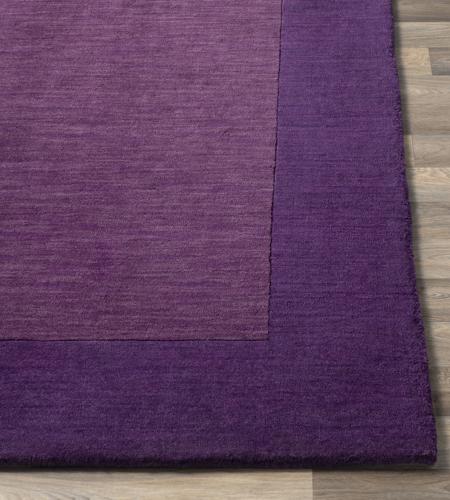 Surya M349-23 Mystique 36 X 24 inch Violet/Dark Purple Rugs, Wool m349-front.jpg