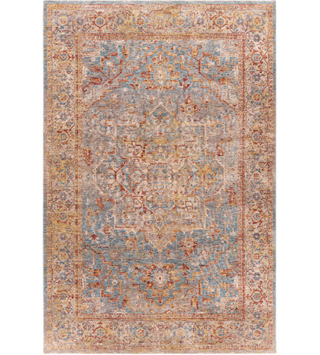 Surya MBE2310-67RD Mirabel 79 X 79 inch Teal; Multicolored Rug photo