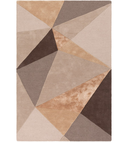 Surya MCY2303-81012 Mid Century 144 X 106 inch Taupe/Camel/Dark Brown/Light Gray Rugs, Rectangle