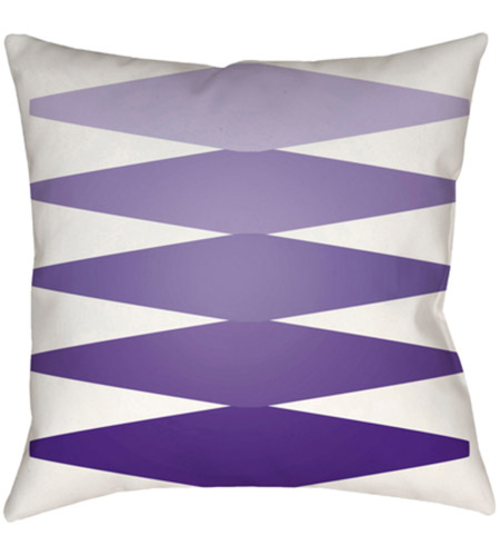 Surya MD016-1818 Moderne 18 X 18 inch Purple and Purple Outdoor Throw Pillow