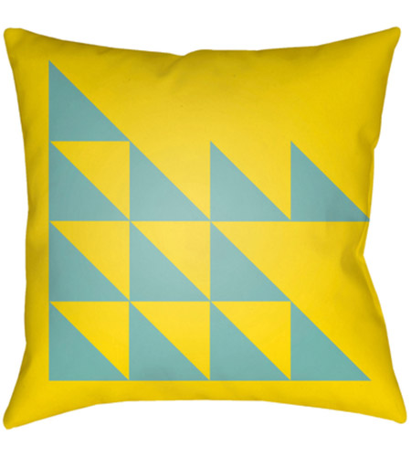 Surya MD030-2020 Moderne 20 X 20 inch Yellow and Blue Outdoor Throw Pillow md030.jpg