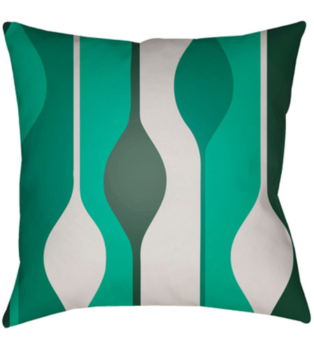 Surya MD102-1818 Moderne 18 X 18 inch Green and Off-White Outdoor Throw Pillow