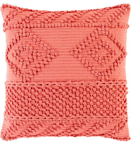 coral pillow case