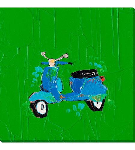 Surya MK116A001-4040 Scooter Wall Art, Square, Eternal photo