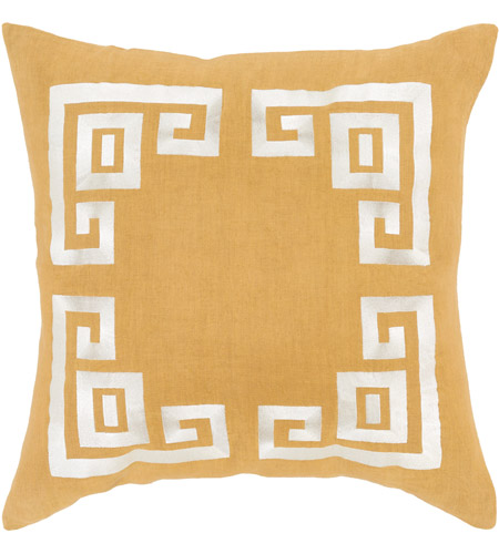 Surya MLO002-2020 Milo 20 X 20 inch Tan and Beige Pillow Cover