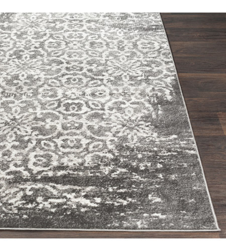 Surya MNC2305-5373 Monte Carlo 87 X 63 inch Charcoal/Light Gray/White Rugs, Rectangle mnc2305-front.jpg