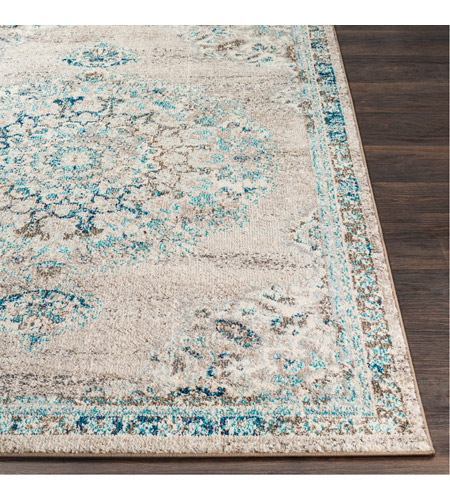 Surya MRC2321-31157 Morocco 67 X 47 inch Light Gray/Camel/Teal/Pale Blue/Charcoal/Navy Rugs mrc2321-front.jpg