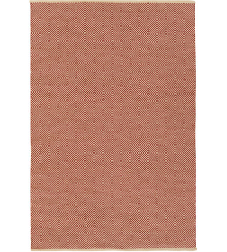 Surya MUR1005-576 Muriel 90 X 60 inch Neutral and Red Area Rug, Jute
