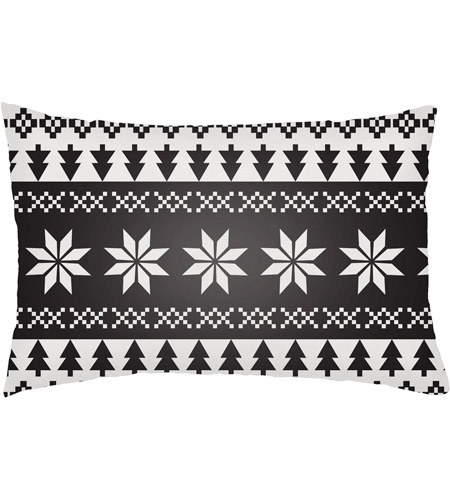 Surya PHDSW001-1818 Snowflake Sweater White Outdoor Holiday Throw Pillow