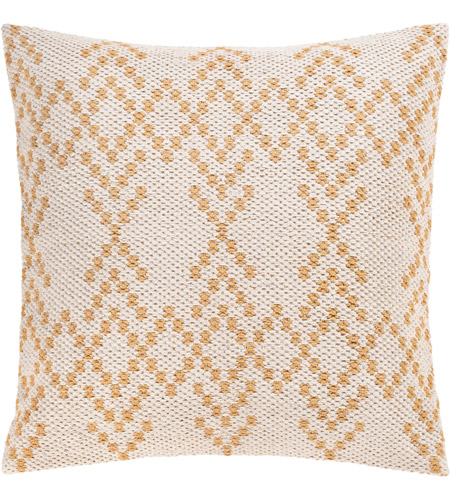 Surya RDE001-2020D Ryder 20 X 20 inch Cream/Wheat/Ivory Pillow Kit, Square