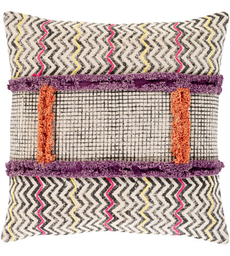 bright orange pillows