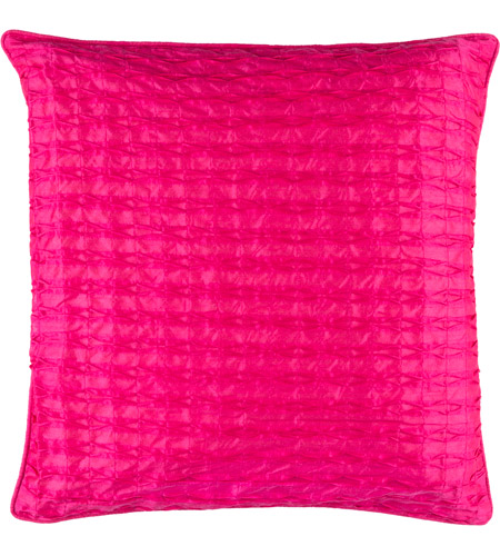Surya RT004-2222P Rutledge 22 inch Bright Pink Pillow Kit