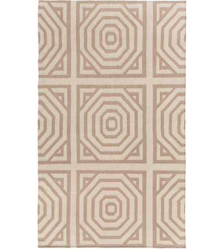 Surya RVT5011-46 Rivington 72 X 48 inch Neutral and Neutral Area Rug, Wool and Cotton
