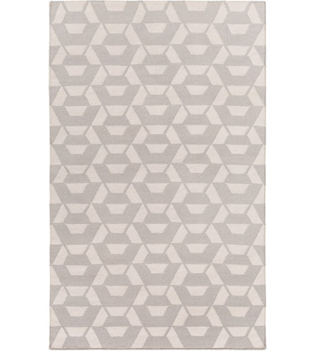 Surya RVT5013-810 Rivington 120 X 96 inch Gray and Neutral Area Rug, Wool and Cotton