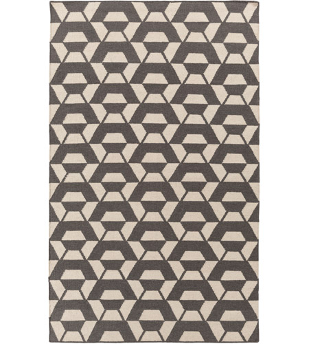 Surya RVT5014-23 Rivington 36 X 24 inch Gray and Neutral Area Rug, Wool and Cotton