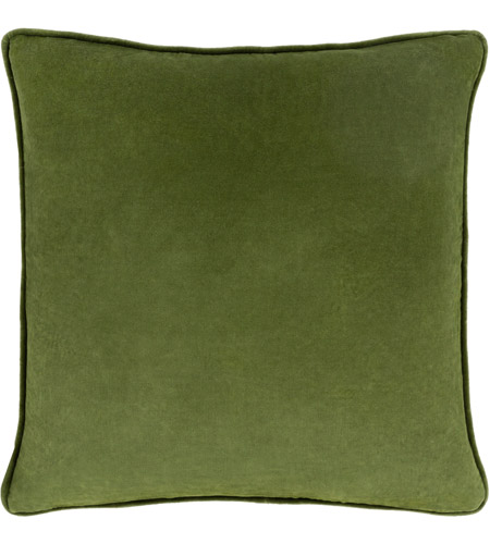 Surya SAFF7194-2020 Safflower 20 X 20 inch Grass Green Pillow Cover