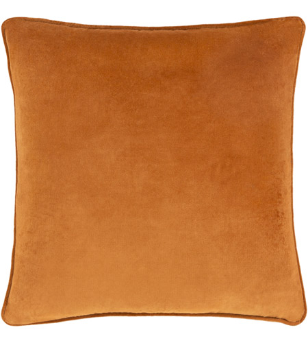 Surya SAFF7196-2020 Safflower 20 X 20 inch Burnt Orange Pillow Cover