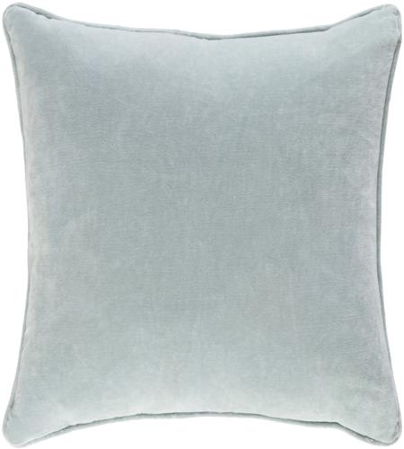 Surya SAFF7198-1818 Safflower 18 X 18 inch Sea Foam Pillow Cover, Square
