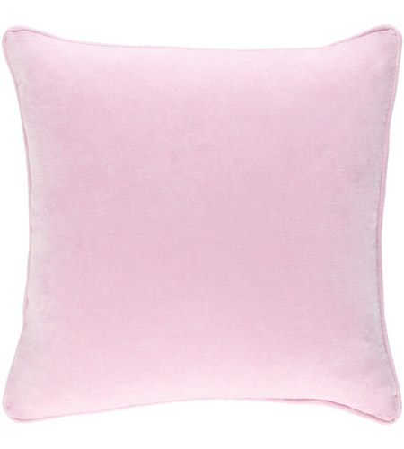 Surya SAFF7199-1818P Safflower 18 X 18 inch Pale Pink Pillow Kit, Square