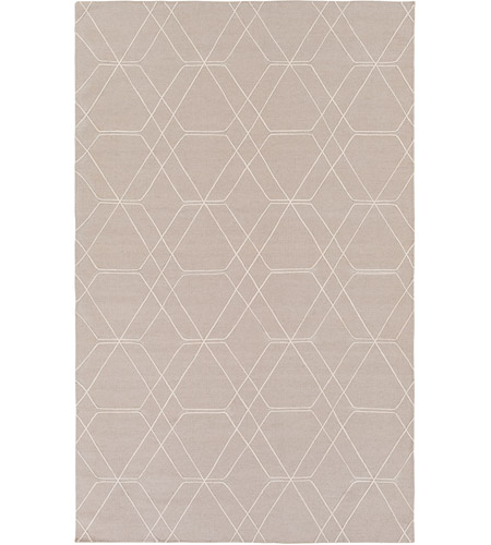 Surya SBK9025-576 Seabrook 90 X 60 inch Neutral and Blue Area Rug, Wool