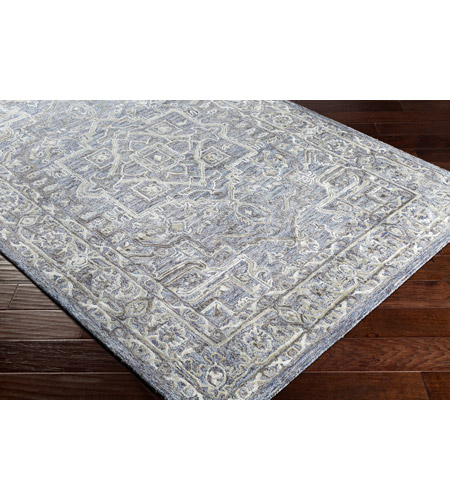 Surya SBY1003-913 Shelby 156 X 108 inch Violet/Khaki/Sage/Charcoal/Medium Gray/Taupe Rugs, Rectangle sby1003_corner.jpg
