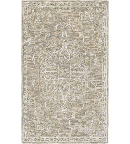 Surya SBY1007-46 Shelby 72 X 48 inch Camel/Aqua/Sage Rugs, Rectangle
