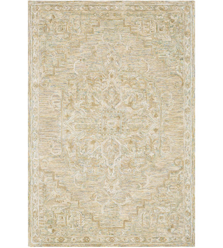 Surya SBY1008-576 Shelby 90 X 60 inch Khaki/Sage/Olive/Taupe/Tan/Teal Rugs, Rectangle photo